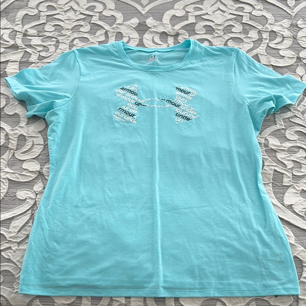 Women's Aqua Graphic Tee
